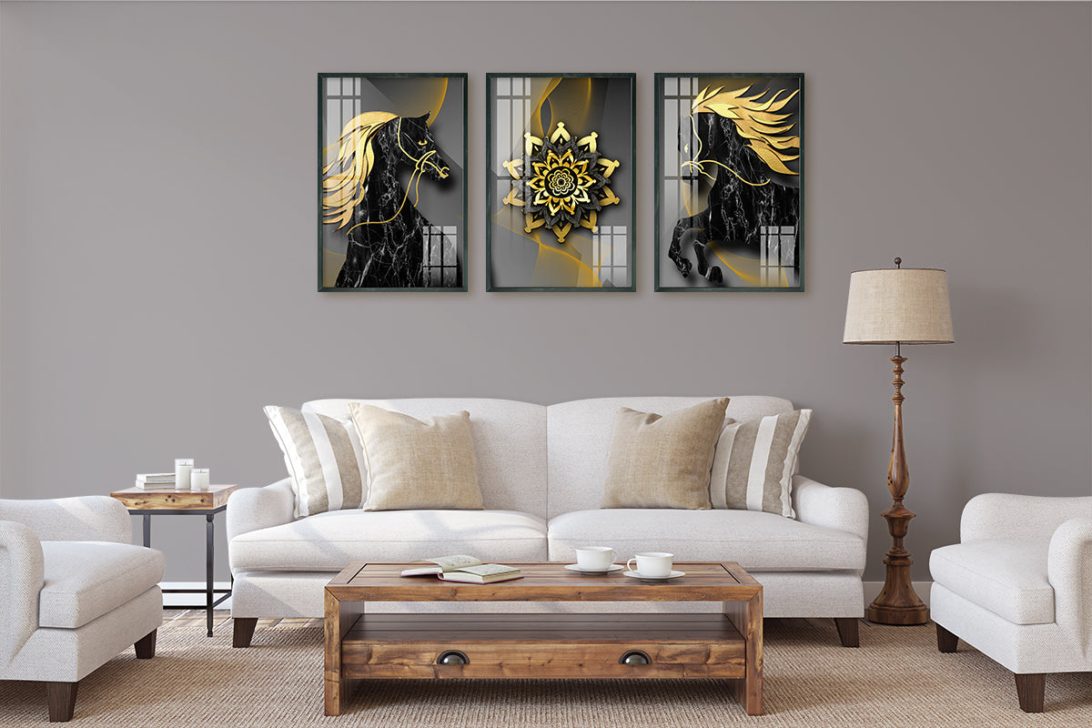 3 Pieces wall art wall decoration frame photo