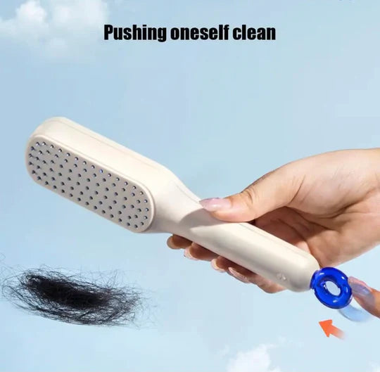 Simple Clean Hair Brush for Tangle-Free and Frizz-Free Hair