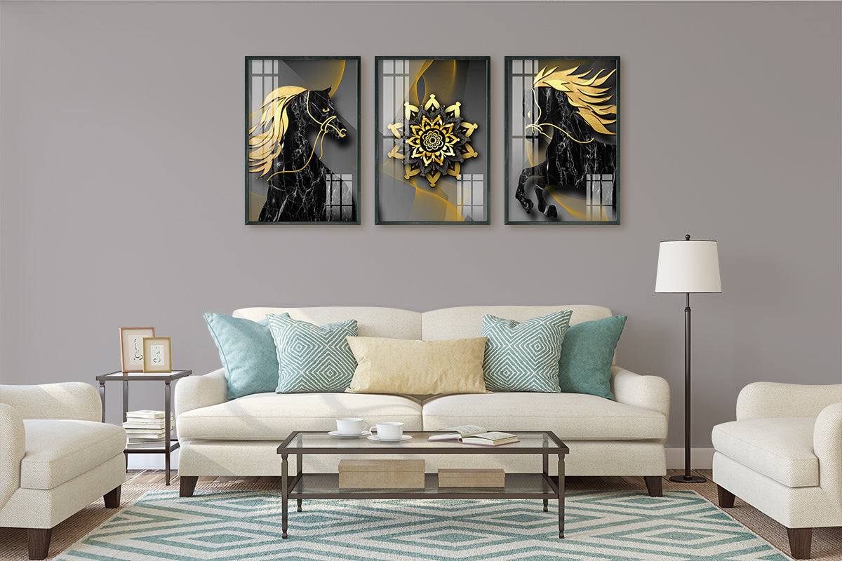 3 Pieces wall art wall decoration frame photo