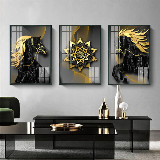 3 Pieces wall art wall decoration frame photo